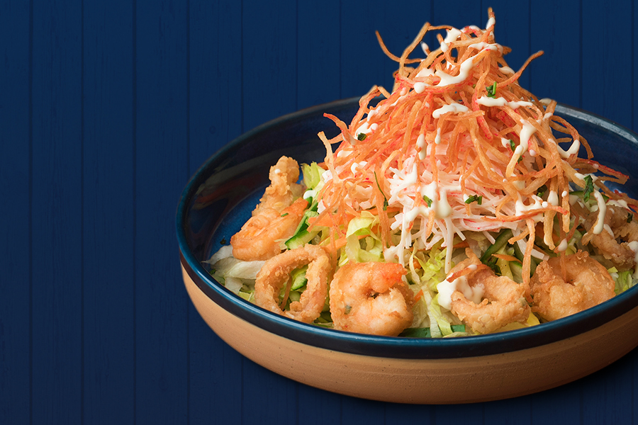 CRUNCHY SEAFOOD SALAD 