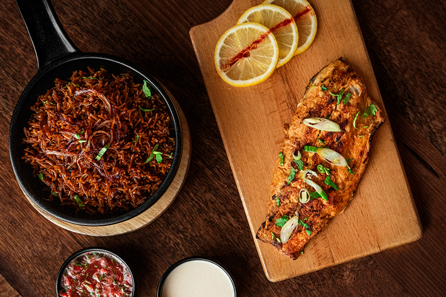 Grilled Seabass Fish